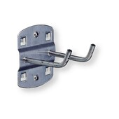 Lochplattenhalter mit Haken 2/50